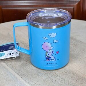 Peanuts Snoopy Charlie Brown Stainless Steel Mug 13oz New With Tag Zak Gift